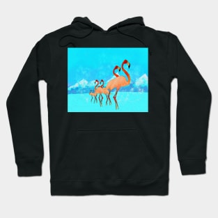 Flamingo Desert Hoodie